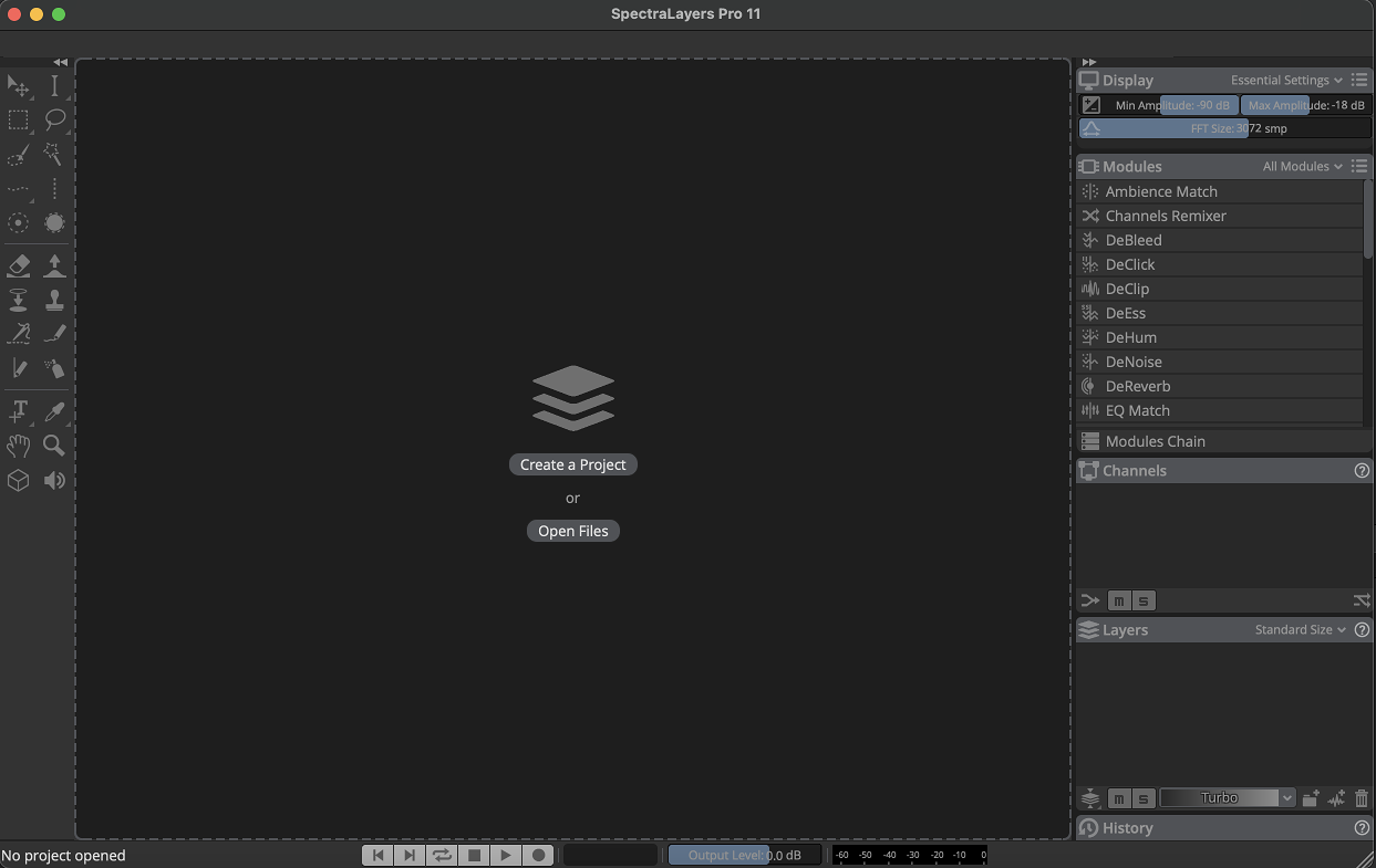 screen noproject