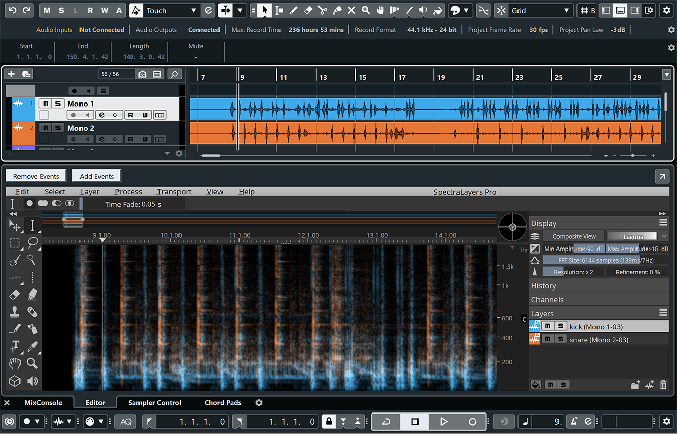 add another layer in sound forge audio studio 10.0